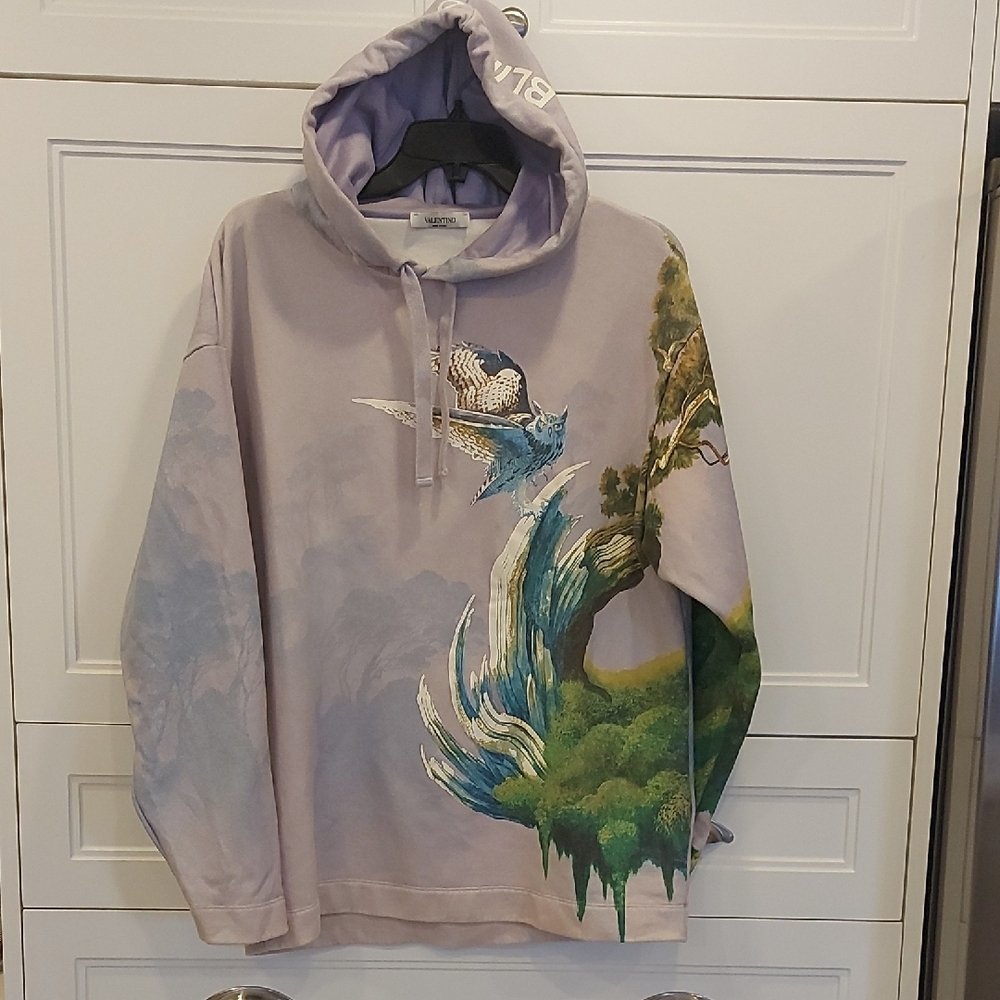 Valentino Multicolor Graphic Hoodie